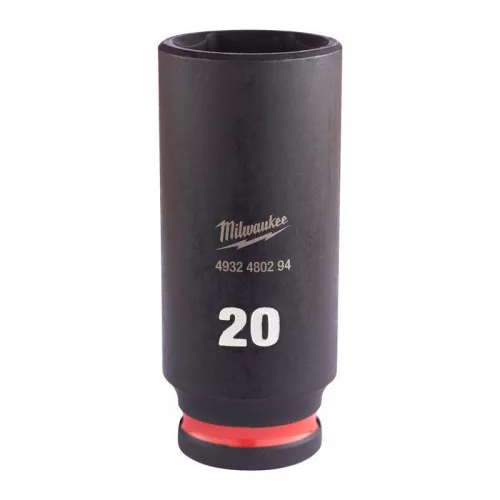 Milwaukee 3/8" Gépi Dugókulcs 6 lapú, hosszú 20 mm - 1 db