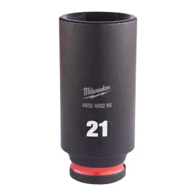  Milwaukee 3/8" Gépi Dugókulcs 6 lapú, hosszú 21 mm - 1 db