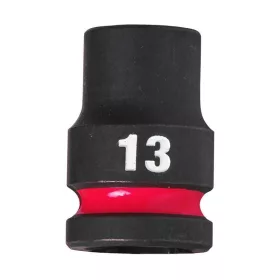   Milwaukee 1/2" Dugókulcsbetét hatlapú, gépi, rövid 13 mm - 1 db