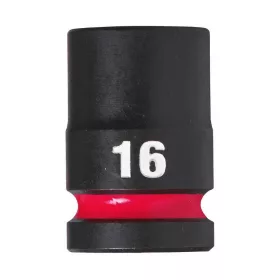   Milwaukee 1/2" Dugókulcsbetét hatlapú, gépi, rövid 16 mm - 1 db