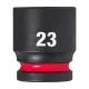 Milwaukee 1/2" Dugókulcsbetét hatlapú, gépi, rövid 23 mm - 1 db
