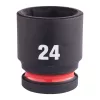 Milwaukee 1/2" Dugókulcsbetét hatlapú, gépi, rövid 24 mm - 1 db