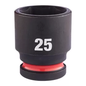   Milwaukee 1/2" Dugókulcsbetét hatlapú, gépi, rövid 25 mm - 1 db