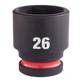   Milwaukee 1/2" Dugókulcsbetét hatlapú, gépi, rövid 26 mm - 1 db