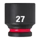 Milwaukee 1/2" Dugókulcsbetét hatlapú, gépi, rövid 27 mm - 1 db