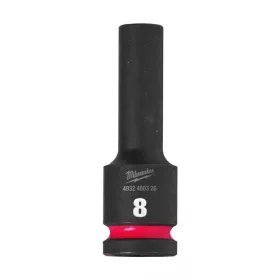   Milwaukee 1/2" Dugókulcs hatlapú 78 mm gépi, hosszú, 8 mm 1 db