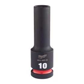   Milwaukee 1/2" Dugókulcs hatlapú 78 mm gépi, hosszú, 10 mm 1 db