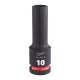 Milwaukee 1/2" Dugókulcs hatlapú 78 mm gépi, hosszú, 10 mm 1 db