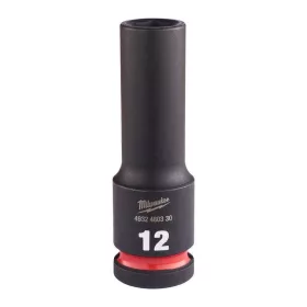   Milwaukee 1/2" Dugókulcs hatlapú 78 mm gépi, hosszú, 12 mm 1 db