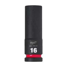   Milwaukee 1/2" Dugókulcs hatlapú 78 mm gépi, hosszú, 16 mm 1 db