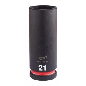  Milwaukee 1/2" Dugókulcs hatlapú 78 mm gépi, hosszú, 21 mm 1 db