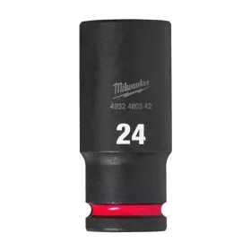   Milwaukee 1/2" Dugókulcs hatlapú 78 mm gépi, hosszú, 24 mm 1 db
