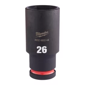   Milwaukee 1/2" Dugókulcs hatlapú 78 mm gépi, hosszú, 26 mm 1 db
