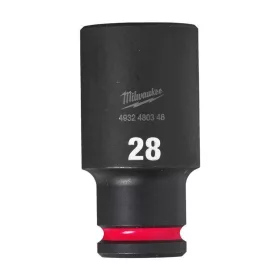   Milwaukee 1/2" Dugókulcs hatlapú 78 mm gépi, hosszú, 28 mm 1 db