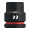 Milwaukee 3/4" Gépi Dugókulcs 6 lapú, rövid 22 mm - 1 db