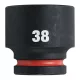 Milwaukee 3/4" Gépi Dugókulcs 6 lapú, rövid 38 mm - 1 db