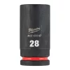Milwaukee 3/4" Gépi Dugókulcs 6 lapú, hosszú 28 mm - 1 db