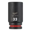 Milwaukee 3/4" Gépi Dugókulcs 6 lapú, hosszú 33 mm - 1 db