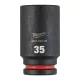 Milwaukee 3/4" Gépi Dugókulcs 6 lapú, hosszú 35 mm - 1 db