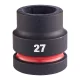 Milwaukee 1" Gépi Dugókulcs 6 lapú, rövid 27 mm - 1 db