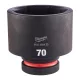 Milwaukee 1" Gépi Dugókulcs 6 lapú, rövid 70 mm - 1 db
