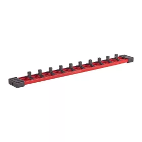   Milwaukee 1/4" Gépi Dugókulcs Tartó Sín 350 mm + Rögzítők - 1 db