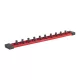 Milwaukee 1/4" Gépi Dugókulcs Tartó Sín 350 mm + Rögzítők - 1 db