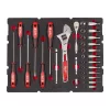 Milwaukee 1/4'' Racsni klt + Csavh klt. Packout habbetétben 1 db