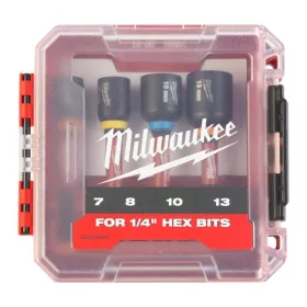  Milwaukee 1/4" HEX Befogású, Mágneses Gépi Dugókulcs készlet (5 részes) - 1 db