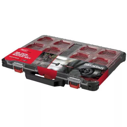 Milwaukee Packout 98 részes fúrószár és bit tartozék készlet, 
