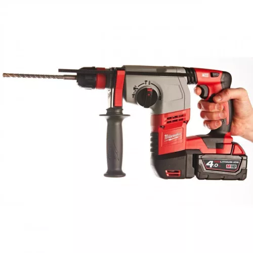 Milwaukee HD18HX-402C M18 4-FOKOZATÚ SDS-PLUS KALAPÁCS FIXTEC TOKMÁNNYAL