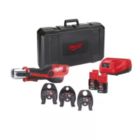   Milwaukee M12HPT-202C M-SET M12 SZUPERKOMPAKT FORCE LOGIC HIDRAULIKUS PRÉS