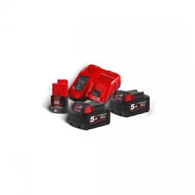   Milwaukee M18NRG-502 M18 NRG SZETT (2 X 5.0 AH AKKUMULÁTOR, M12-18 FC TÖLTŐ)