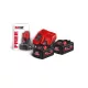 Milwaukee M18HNRG-802 M18 HIGH OUTPUT NRG SZETT (2 X 8.0 AH AKKUMULÁTOR, M12-18 FC TÖLTŐ)