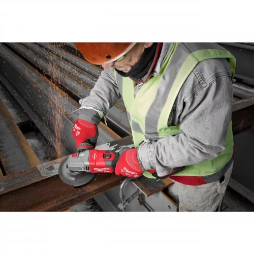 Milwaukee M18FHSAG125XB-0 M18 FUEL NAGY TELJESÍTMÉNYŰ SAROKCSISZOLÓ 125 MM FÉKEZŐ FUNKCIÓVAL