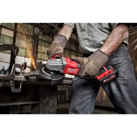   Milwaukee M18FHSAG125XB-552X M18 FUEL NAGY TELJESÍTMÉNYŰ SAROKCSISZOLÓ 125 MM FÉKEZŐ FUNKCIÓVAL