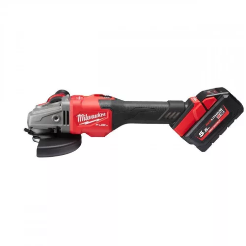 Milwaukee M18FHSAG125XB-552X M18 FUEL NAGY TELJESÍTMÉNYŰ SAROKCSISZOLÓ 125 MM FÉKEZŐ FUNKCIÓVAL