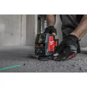   Milwaukee L4CLL-301C USB ÚJRATÖLTHETŐ ZÖLD KERESZTVONALAS LÉZER