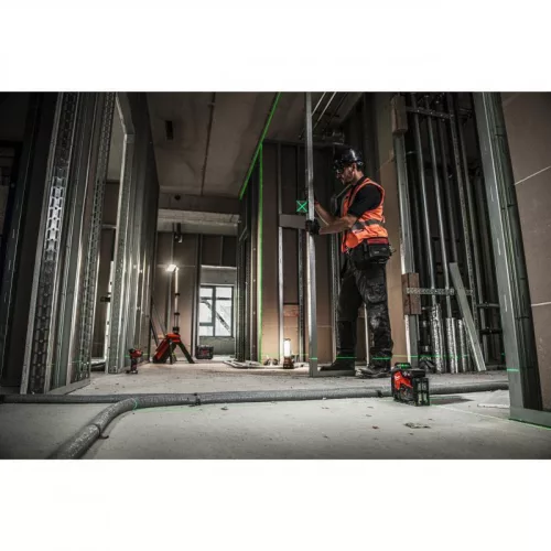 Milwaukee M123PL-401C M12 zöld 360° 3 síkú lézer