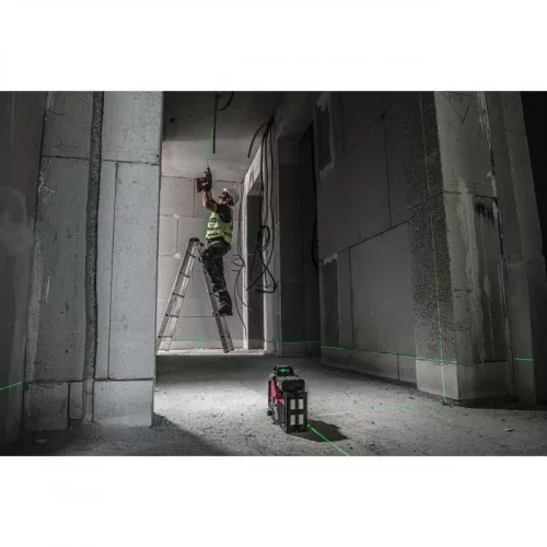 Milwaukee M123PL-401C M12 zöld 360° 3 síkú lézer