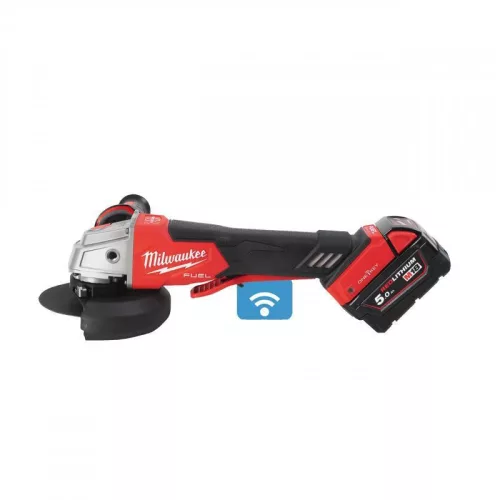 Milwaukee M18ONEFSAG125XPDB-502X M18 FUEL ONE-KEY 125 MM SAROKCSISZOLÓ FÉKEZŐ FUNKCIÓVAL