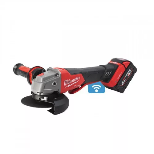 Milwaukee M18ONEFSAG125XPDB-502X M18 FUEL ONE-KEY 125 MM SAROKCSISZOLÓ FÉKEZŐ FUNKCIÓVAL