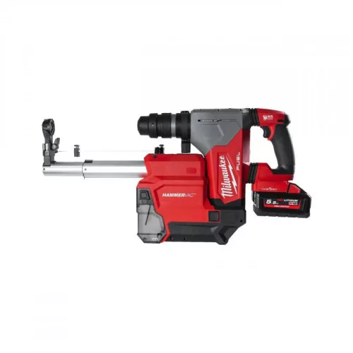 Milwaukee M18ONEFHPXDEL-552C NAGY TELJESÍTMÉNYŰ SDS-PLUS KALAPÁCS CSATLAKOZTATHATÓ PORELSZÍVÓVAL