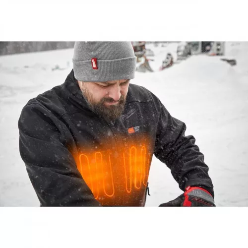 Milwaukee M12HJBL5-0(XXL) Fűthető kabát Fekete - 1 db