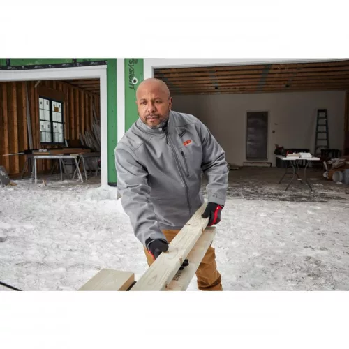 Milwaukee M12HJGREY5-0(L) Fűthető kabát Szürke - 1 db