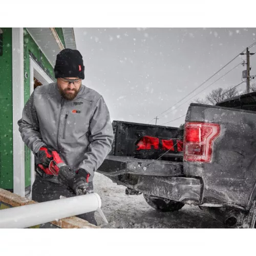 Milwaukee M12HJGREY5-0(L) Fűthető kabát Szürke - 1 db