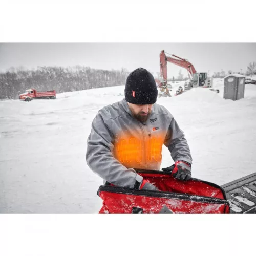 Milwaukee M12HJGREY5-0(XL) Fűthető kabát Szürke - 1 db