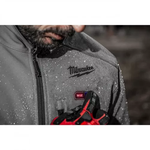 Milwaukee M12HJGREY5-0(XXL) Fűthető kabát Szürke - 1 db