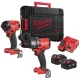 Milwaukee M18 FPP2A3-502X, FUEL ERŐCSOMAG, FPD3 ütvefúró-csavarozó, FID3 1/4" Hex ütvecsavarozó