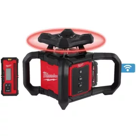   Milwaukee M18RLOH600-201C, M18, 600 m, vízszintes akkumulátoros forgólézer, ONE-KEY